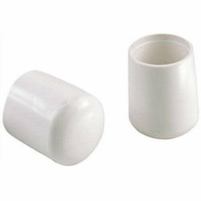 Shepherd #TV32002 TV 4PK 7/8'' White Leg Tip