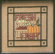 Autumn Harvest Sampler & Towel Border CROSS STITCH PATTERN CHARTS magazine pages