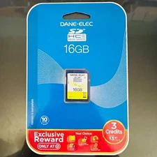 Dane-Elec 16GB SDHC Memory Card Class 4 High Speed New