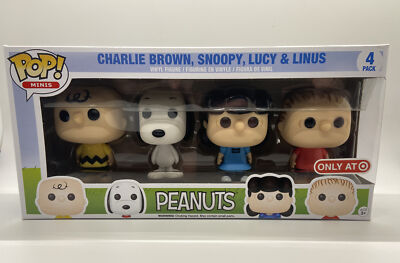 FUNKO POP PEANUTS CHARLIE BROWN SNOOPY LUCY LINUS TARGET EXCLUSIVE