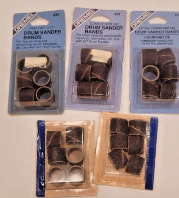 Dremel  Sanding Bands Pack of 6 LOT OF 5 Packs 30 Total Bands