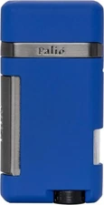 Palió Lazio Single Angled Jet Flame Cigar Lighter,  Refillable Adjustable, Blue