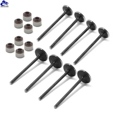 For Kawasaki Intake Exhaust Valves Seals Brute Force Prairie KVF 650 750 KFX 700