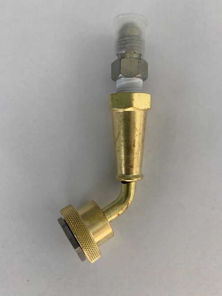 Acoplador de manguera de alta presión cuello de cisne SK-2043-C cobre 1/8" NPT hembra 5.000 PSI Foto 2 de 3