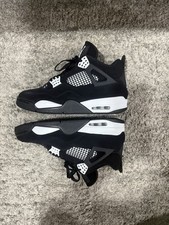 Jordan 4 White Thunder Men's Sneakers Size 9 FQ8138-001