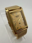 GOLD Vintage Seiko Slim Men's Wrist Watch