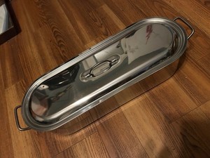 Fish Poacher Steamer Kettle Baking Pan 3 pcs