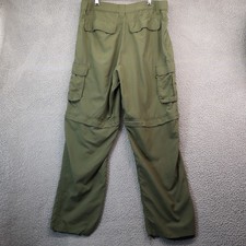 BSA Boy Scouts Pant Men 32 Olive Switchback Cargo Convertible Uniform VGUC