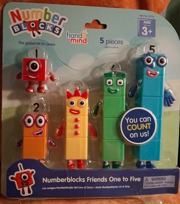 Hand2mind Numberblocks Friends One To Five Toy Figures Mint IN Box!
