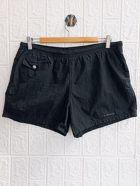 Men C.P. Company Shorts Black Cotton S