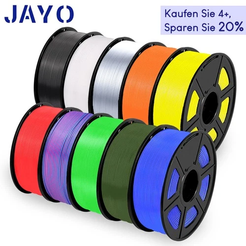 JAYO 1,1KG PETG Matte PLA Klassisch ABS PLA+ PLA+2.0 1,75MM 3D Filament ASA TPU