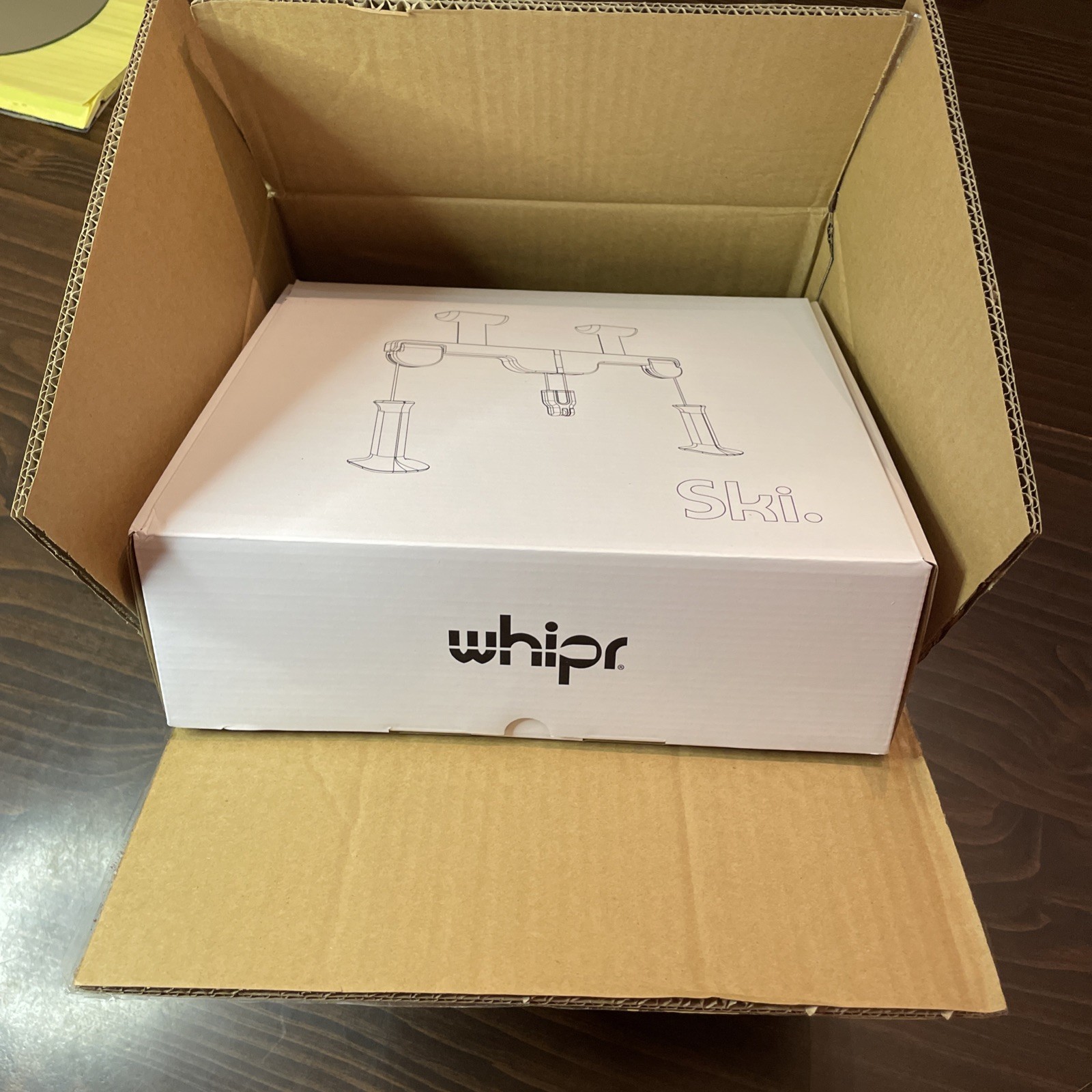 Whipr Remo Ejercicio SKI Kit Solo - Fitness Entrenamiento Interior Gimnasio Esquí Accesorio