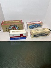 Lot of 4 Vintage AVON After Shave Decanter Bottles Antique Classic Cars w/ Boxes