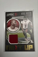 2021 Panini Playbook - Next Up Kyle Pitts #NXT-KPI Jerseys (MEM, RC)