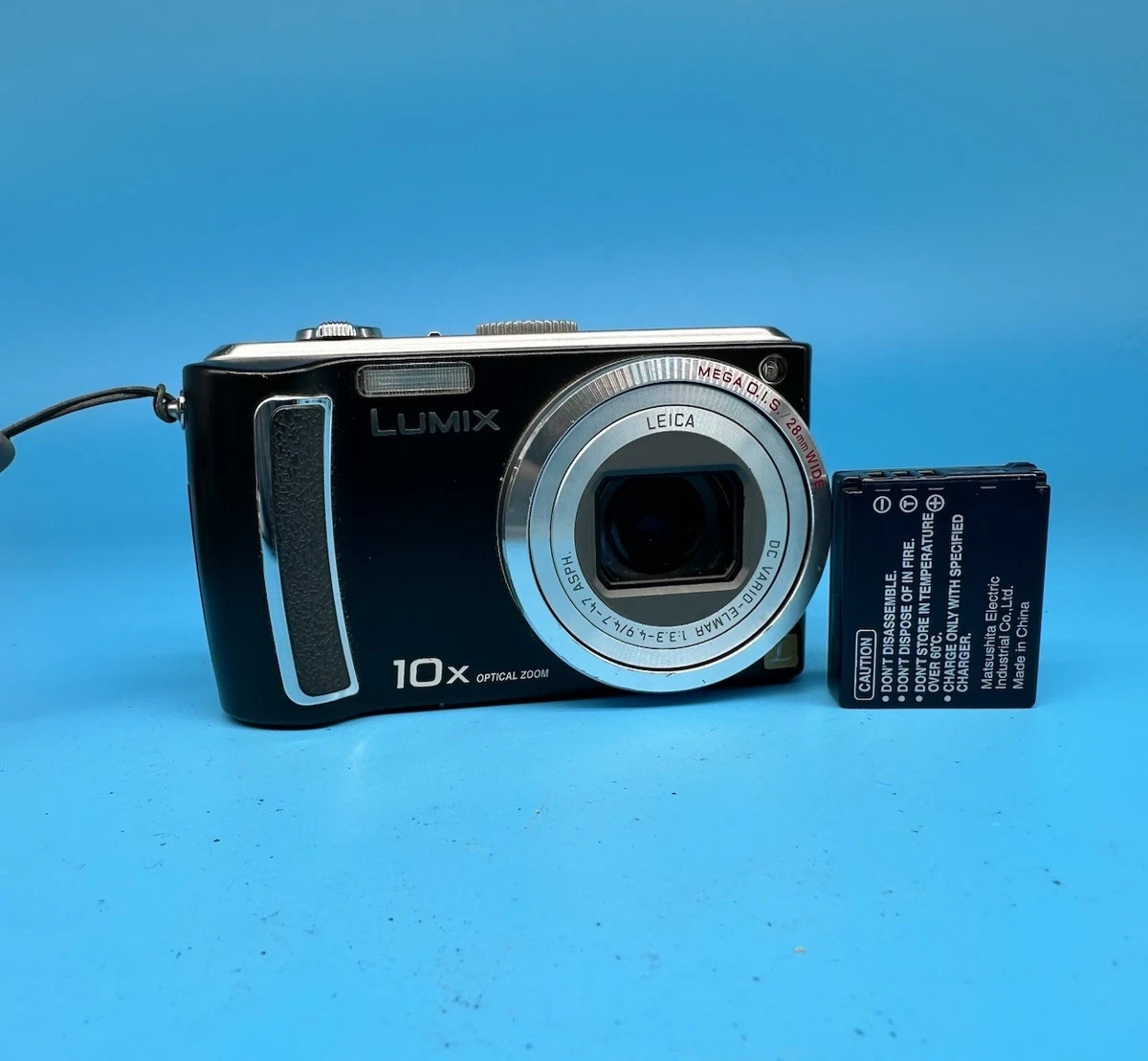 Panasonic LUMIX DMC-TZ5 ルミックス Panasonic LUMIX Lumix DMC-TZ5 9.1MP Digital Camera - Blue for sale