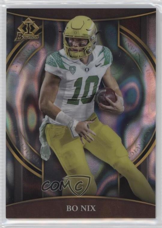 2022 Bowman U Chrome Bowman Invicta Lava Refractor 47/150 Bo Nix #BI-19 1yj