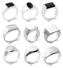 Bague Chevalières Argent massif 925/1000 Tailles Choix Bijoux HOMME/FEMME