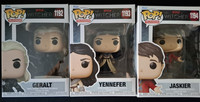 Funko Pop - The Witcher - Geralt 1192 + Yennefer 1193 + Jaskier 1194 - Neu