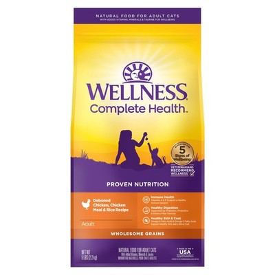 Complete Health Dry Cat Food with Wholesome Grains, Chicken - 5 lb Bag