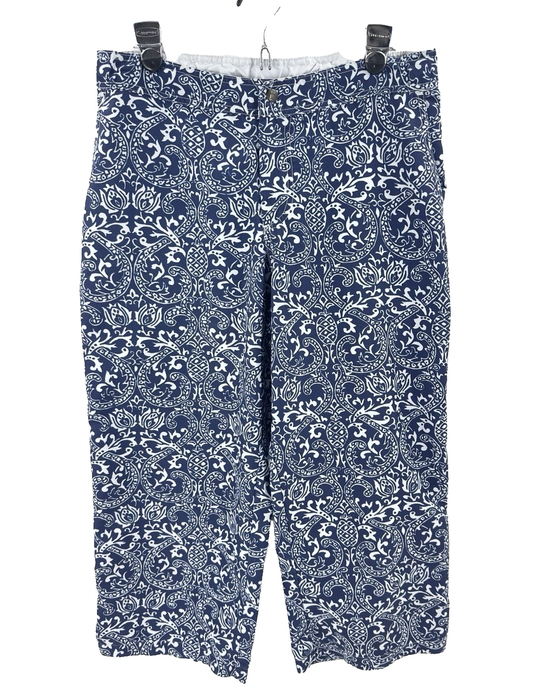 Prana Wide Leg Cropped Pants Womens Size Large Pineapple Print Hiking Outdoor
Opens in a new window 
