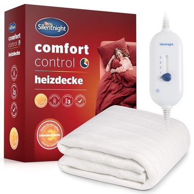 Comfort Control Wärmeunterbett 150x160cm | Heizdecke Bett mit 3 Heizstufen, U...