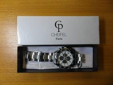 chronograph mit Edelstahlarmband CHEIFEL Paris Mod Nr.25611