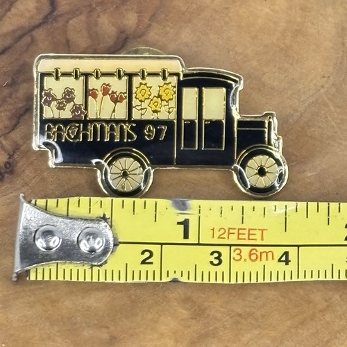 Bachman’s 1997 Lapel Hat Pin Village Gathering Minneapolis MN Vintage Truck - Picture 3 of 4