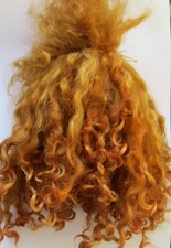 Teeswater Locks in Toffee Gold f&uuml;r Puppenherstellung und Drehen 1 oz (28,4 g)