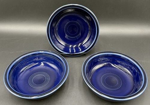 Fiesta Cobalt Classic Rim Cereal Soup Salad Desert Bowl 6 7/8” 19 oz Fiestaware