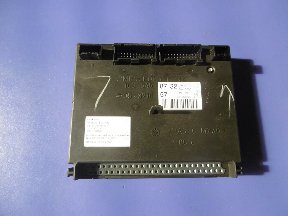 Mercedes ML W163 control unit module AAM 1635458732 # 1127 | eBay