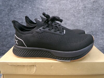 Flux Womens Adapt Runner Black Gum Running Athletic Barefoot Knit Shoes Size 5.5