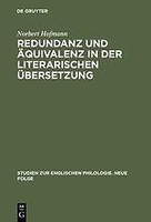 Redundanz Und ÄQuivalenz In Der Literarischen ÜBersetzung | Buch | 9783484450196