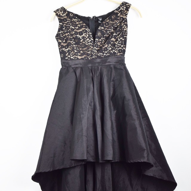 juniors black prom dress