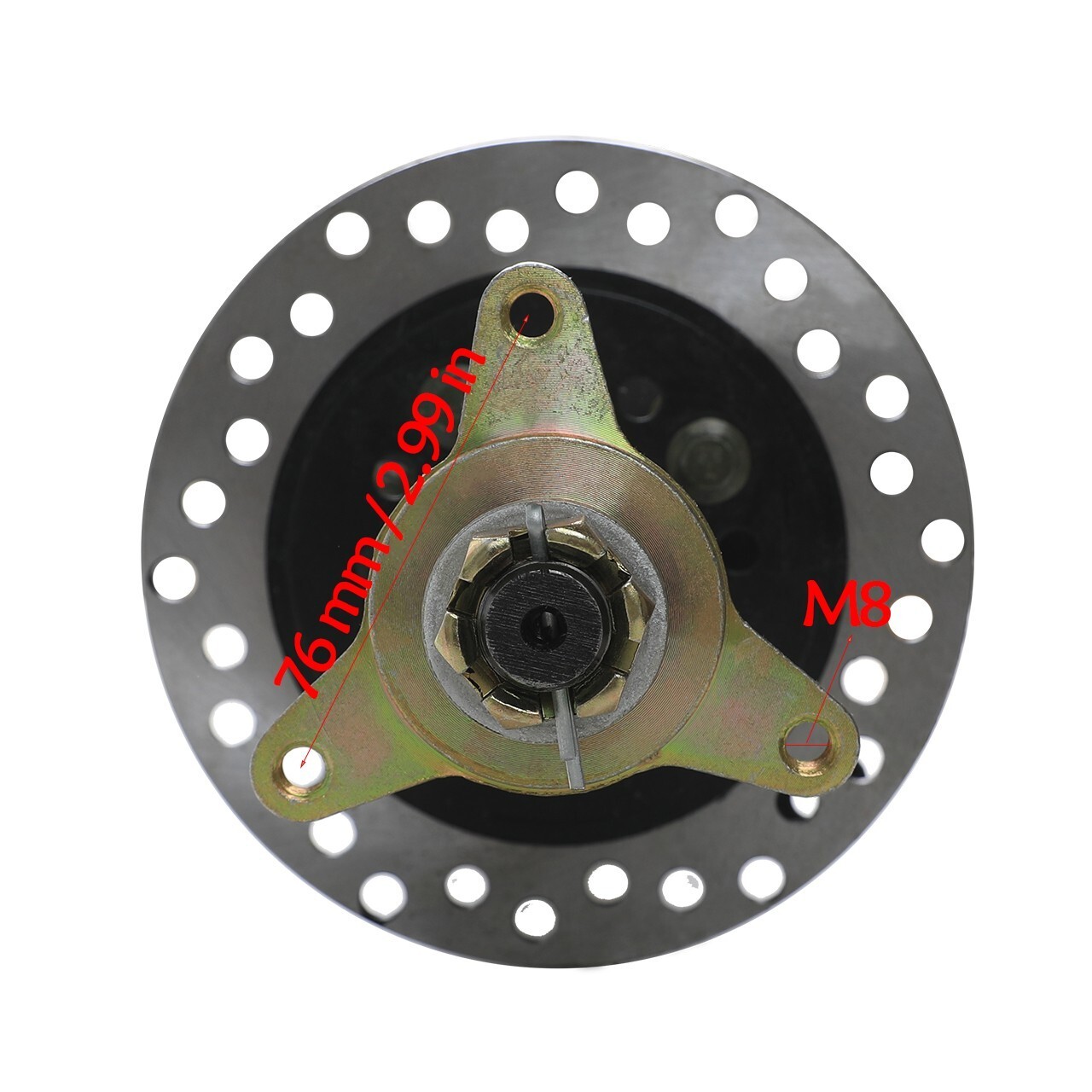 34'' Rear Axle Kits 36V 1000W Brushless Differential Motor for 4 ...