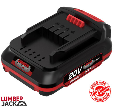 Lumberjack 2Ah Lithium-Ionen 20 V Akku für XP Akku-Reichweite