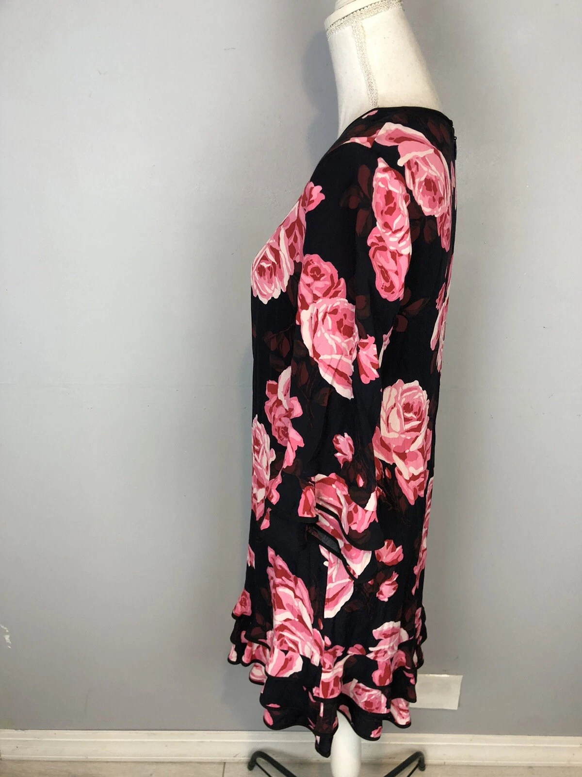 Abito da donna Kate Spade taglia S rosa arricciacapelli orlo rosa taglia S