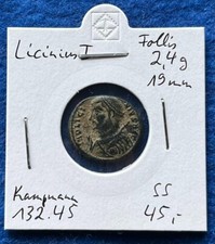 Licinius I. Augustus Follis Jupiter 2,4 g 19 mm sehr sch&ouml;n