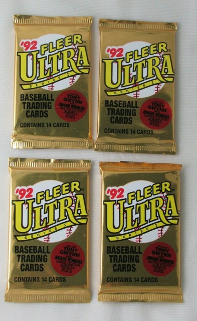 Collectible Fleer Ultra 1992 Baseball Trading Cards Series I For Sale 