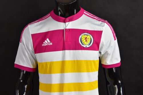 2014-2015 adidas SCOTLAND Away Football SS Shirt ALBA PLAYER iSSUE SIZE 6-M mens