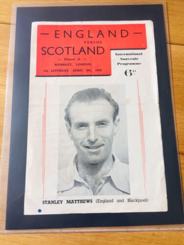 england v scotland 1949 (international Souvenir Programme) - Bild 1 von 8