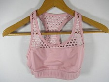 Victoria's Secret Pink Ultimate Sports Bra Small Pink Unlined Racerback