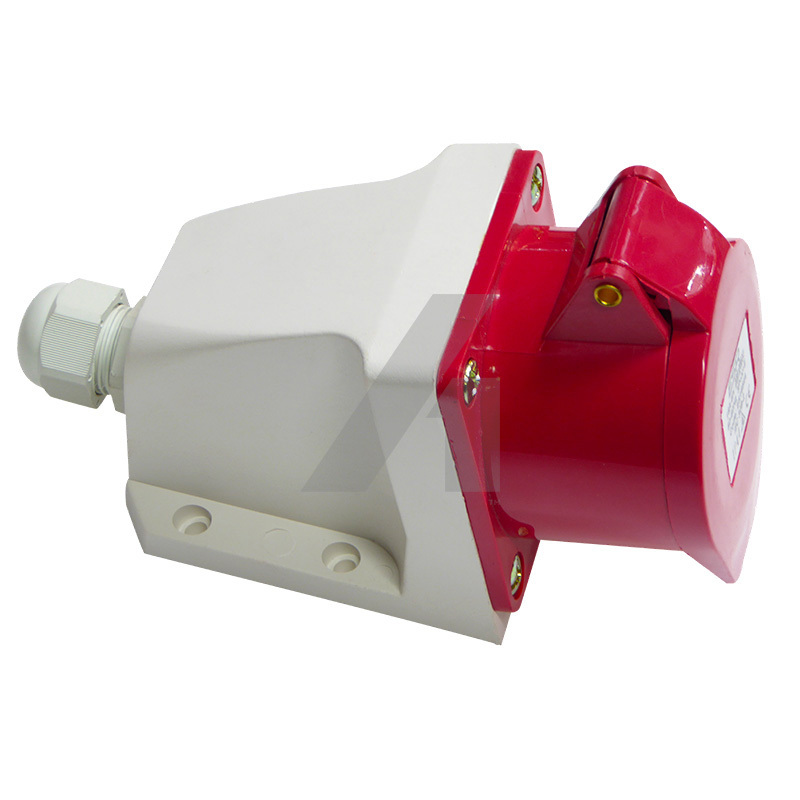 Spina Piatta Siwetg 32 Ampere, Spina Industriale A 5 Poli E Presa Da Parete, 240-415 V, Resistente Alle Intemperie, IP44 3P N E 32A Presa Multipla - Foto 8