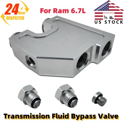 For Ram Transmission Fluid Bypass Valve 6.7L Cummins 68RFE 2013-2018