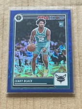 2023-24 NBA HOOPS PREMIUM STOCK BLUE SCOPE PRIZM LEAKY BLACK ROOKIE HORNETS 07/2