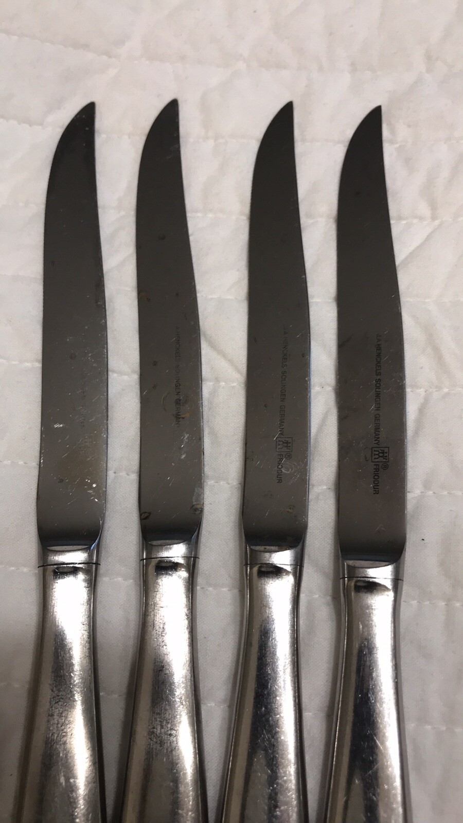 henkel steak knife set 4 Pieces Stainless steel preowned eBay