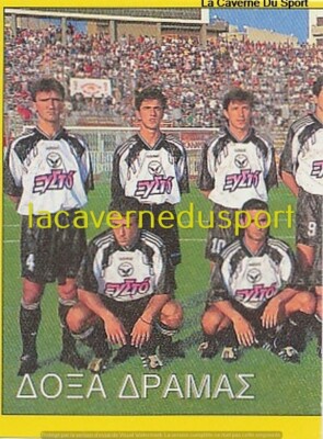 080 TEAM 1/2 DOXA DRAMA GREECE HELLAS STICKER PANINI PODOSFARO 1994 1995