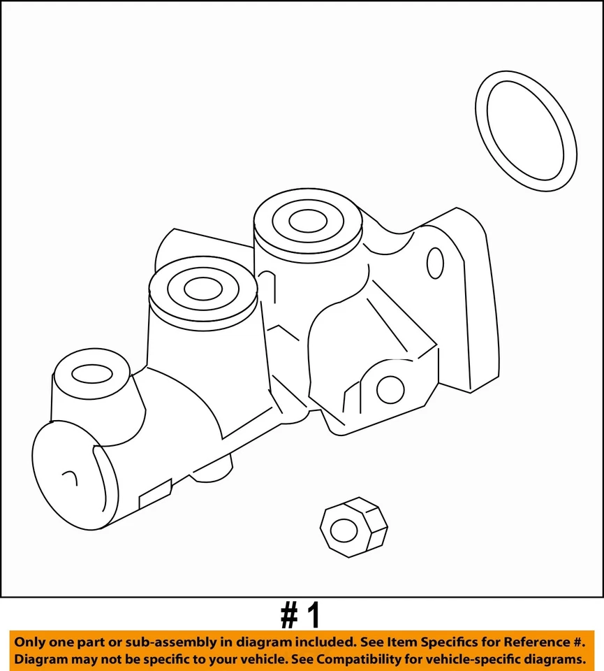 Cilindro maestro de freno usado se adapta a: Land Rover Range Rover 2006 montaje grado A Foto 4 de 4