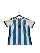 Argentina Soccer Jersey Messi #10 Youth Size #956A