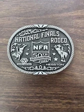 2025 Hesston NFR Rodeo Belt Buckle (Adult size) Montana Silversmiths