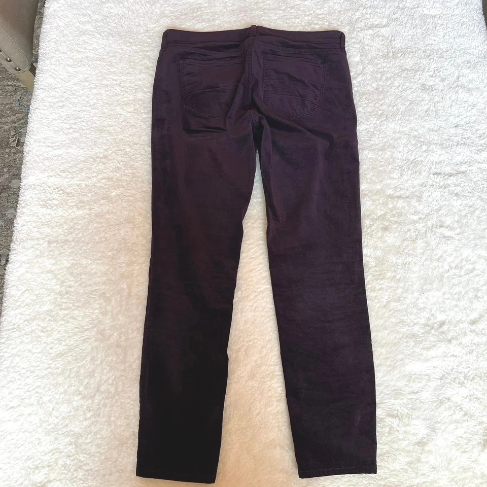 Pantalones Rockstar Old Navy para mujer talla 8 súper ajustados terciopelo ciruela vino Foto 2 de 4